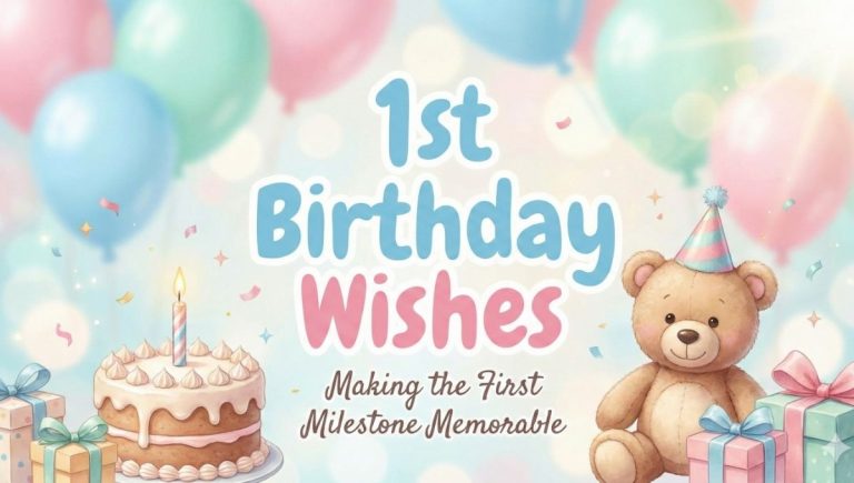1st Birthday Wishes: Making the First Milestone Memorable