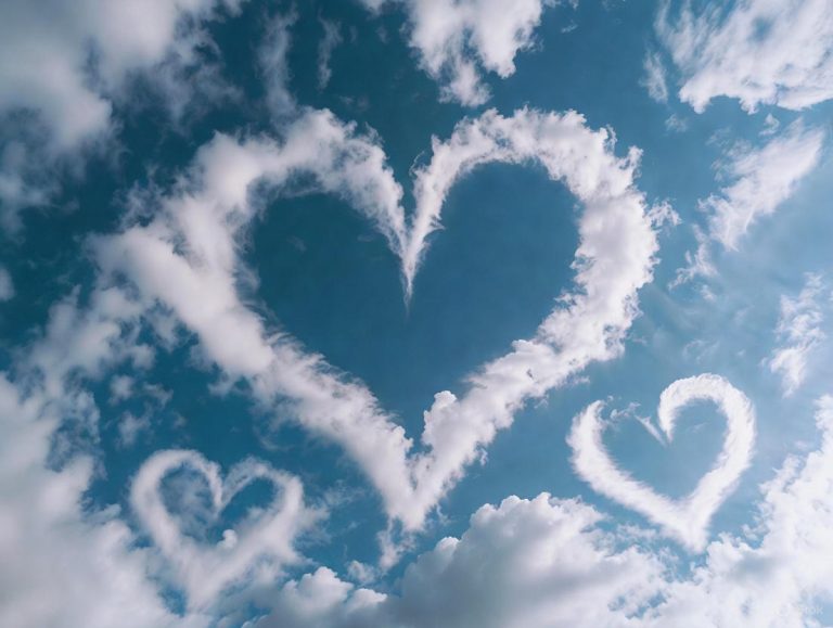 Sweet Heart-Shaped Clouds