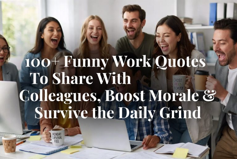 100+ Funny Work Quotes To Share With Colleagues, Boost Morale & Survive the Daily Grind