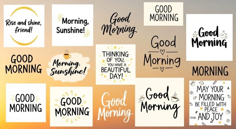 Good Morning Messages for Friends
