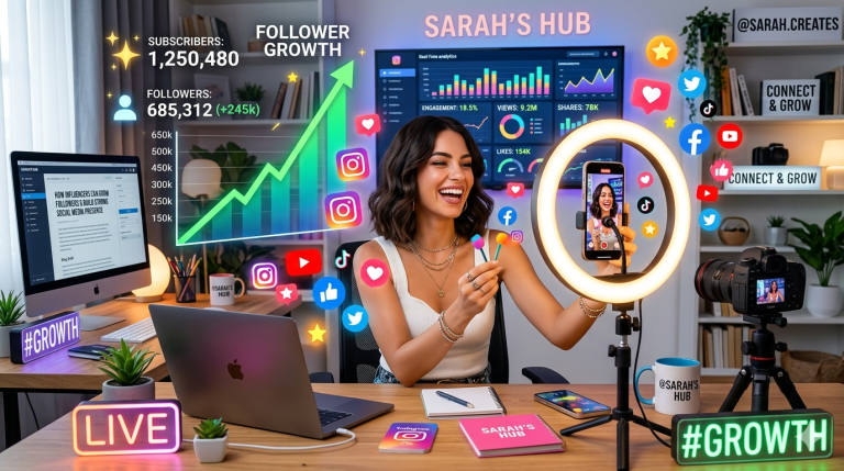 How Influencers Can Grow Followers and Build Strong Social Media Presence